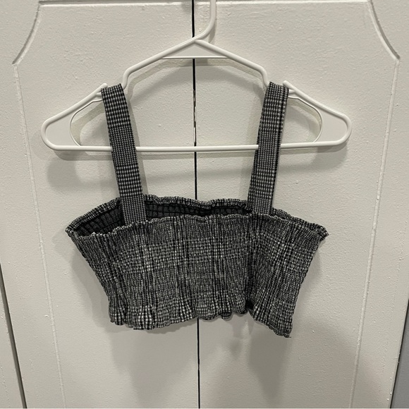 Free People Smocked Cropped Tank Top - Picture 4 of 10